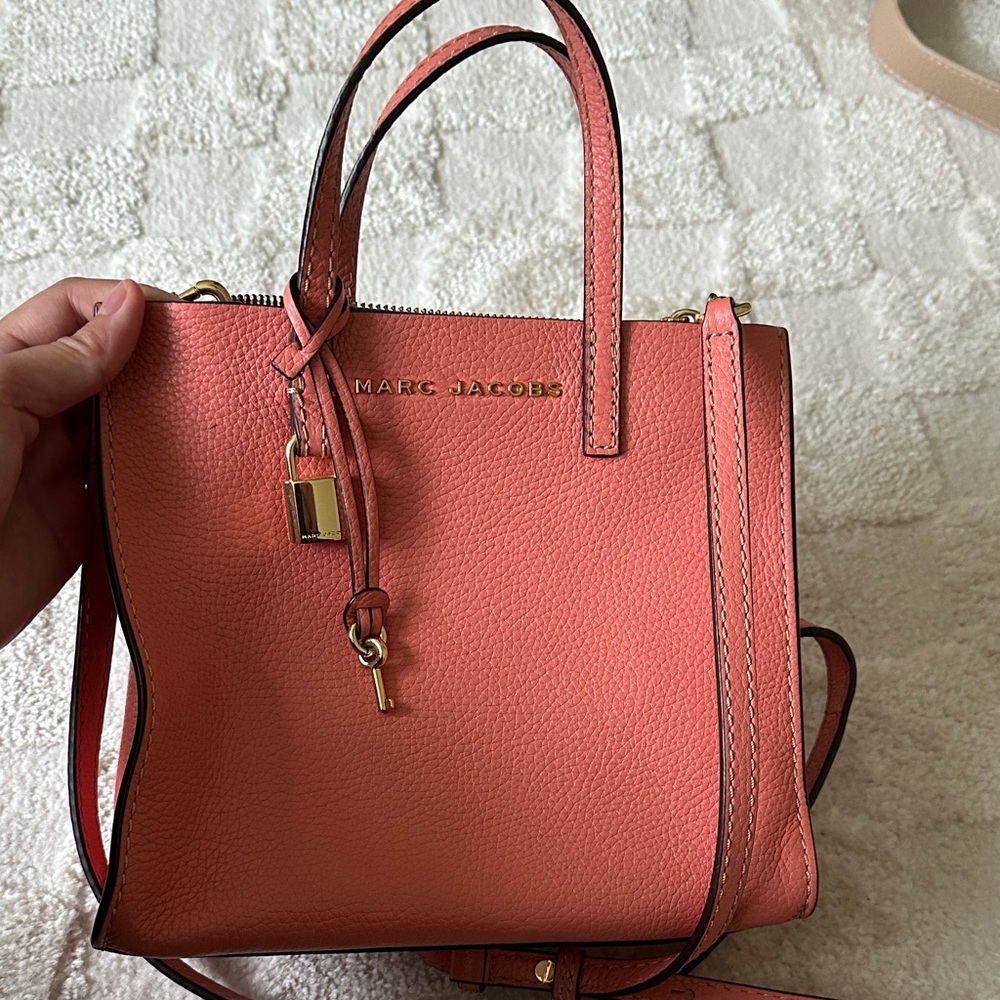 Marc Jacobs Coral Mini Grind Tote
